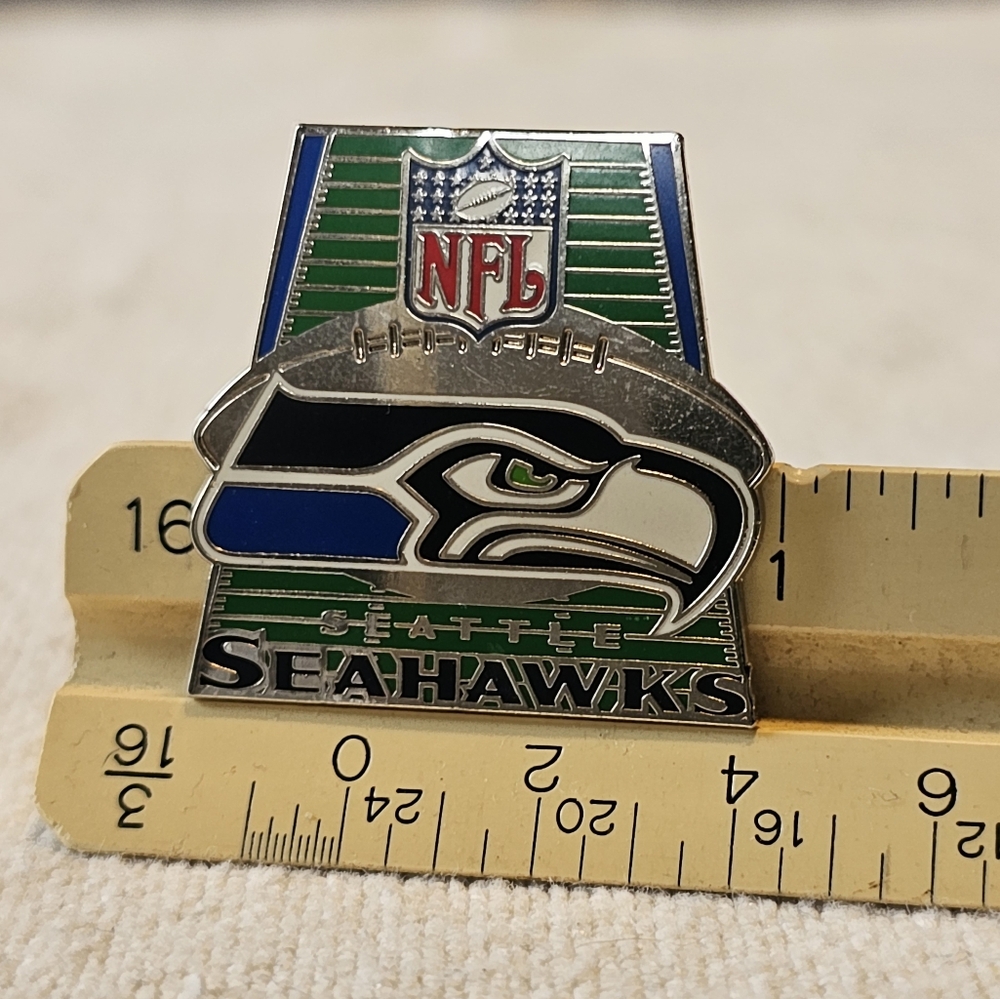 NFL Seattle Seahawks Green and Blue Pin